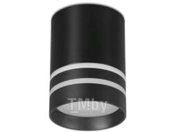 Точечный светильник Ambrella TN242 BK/S (черный/песок)