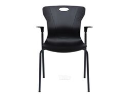 Стул офисный Norden Seven Black / 388 Black (черный пластик/черная база с подлокотниками)