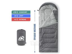 Спальный мешок RSP Outdoor Sleep 150 / SB-SLE-150-G-R (серый)