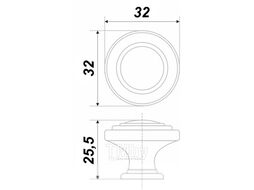Ручка для мебели Boyard Mateo RC037CP.4