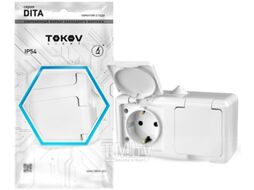 Розетка Tokov Electric TKL-DT-R2Z-C01-IP54