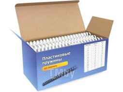 Пружины для переплета Гелеос BCA4-12W 12мм (белый)