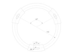 Потолочный светильник Arlight SP-RONDO-R350-30W Day4000 BK 120deg / 034811