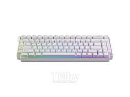 Проводная игровая клавиатура AJAZZ AK680 V2 Ice Island Switch (белый)
