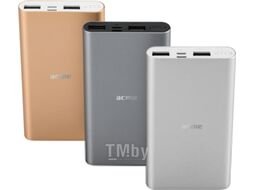 Портативное зарядное устройство Acme PB15S Powerbank 10000mAh Silver / 503340