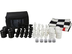 Набор настольных игр Hape Самый умный. Гигантские шахматы 3в1 / 847115_HP