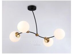 Люстра Ambrella Traditional TR2544/4 BK/SB (черный/бронза)