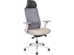 Кресло офисное Norden Como Grey Beige / H6301-1-18 (серый/бежевый)