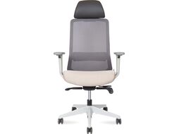 Кресло офисное Norden Como Grey Beige / H6301-1-18 (серый/бежевый)
