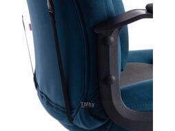 Кресло геймерское Tetchair Driver флок (ткань синий/серый 32/TW-12)