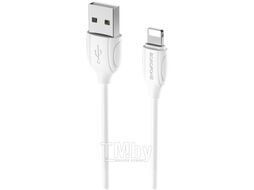 Кабель Borofone BX19 USB Lightning (1м, белый)