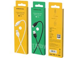 Кабель Borofone BX19 USB Lightning (1м, белый)