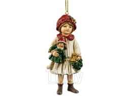 Елочная игрушка Erich Krause Decor Девочка с куклой / 59012