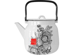 Чайник Лысьвенские эмали Urban flower 2713/4