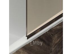 Стеклянная шторка для ванны MaybahGlass MGV-135-4у (бронзовое стекло/хром глянцевый)