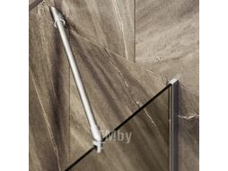 Стеклянная шторка для ванны MaybahGlass MGV-147-5у (бронзовое стекло/хром матовый)
