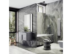 Стеклянная шторка для ванны MaybahGlass MGV-154-1у (прозрачное стекло/белый матовый)