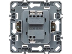 Выключатель проходной 1 клав. (скрытый, механизм, 10А) белый, Steen, LEIDEN ELECTRIC 806041