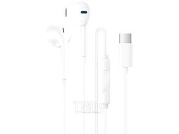 Наушники-гарнитура Borofone BM100 Type-C (белый)