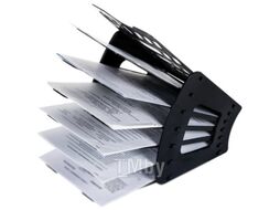 Лоток для бумаг Brauberg Basic / 237019 (черный)