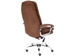 Кресло офисное Tetchair Softy Lux флок (коричневый)