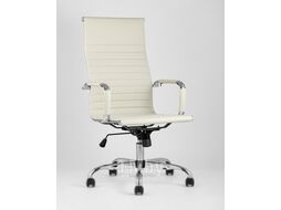 Кресло офисное TopChairs City D-101H (бежевый)