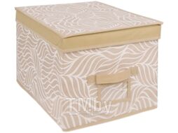 Коробка для хранения Handy Home Листья 400x300x250 / UC-211 (бежевый)