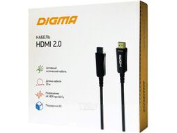 Кабель Digma BHP AOC 2.0-30 (30м, черный)