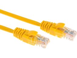 Кабель Rexant U/UTP CAT 6 RJ45-RJ45 26AWG LSZH / 02-0295-5 (5м, желтый)