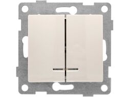 Выключатель Gusi Electric Bravo С10В28-003 (бежевый)