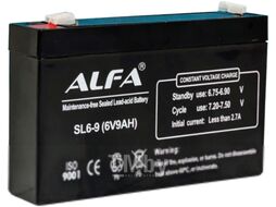 Аккумуляторная батарея ALFA battery SL6-9 (6V-9Ah)