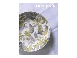 Тарелка столовая глубокая Domenik Blooming DMD237 (зеленый)