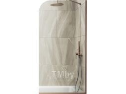 Стеклянная шторка для ванны MaybahGlass MGV-131-2у (прозрачное стекло/бронзовый)