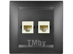 Розетка Simon 1591593-038 (графит)