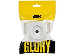 Розетка IEK Glory EAH10-K01M (белый матовый)