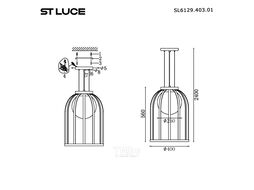 Потолочный светильник ST Luce SL6129.403.01