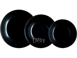 Набор тарелок Luminarc Zelie Noir V3894 (18шт)