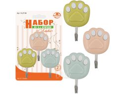 Набор крючков Мультидом Лапки / VL27-84 (3шт)