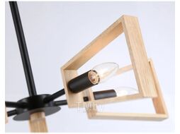 Люстра Ambrella Traditional TR80495/5 BK/LW (черный/светлое дерево)