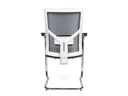 Кресло офисное Norden Сильвия CF / CH-226C-BS-К304D-14xN204 (светло-серый/серый/белый)