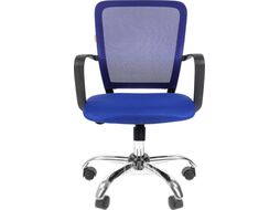 Кресло офисное Chairman 698 хром (TW-05, синий)