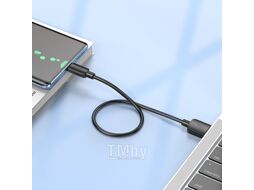 Кабель Hoco X96 Type-C 100W (0.25м, черный)