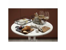 Доска сервировочная Liberty Jones Marm / LJ000025 (белый мрамор/акация)