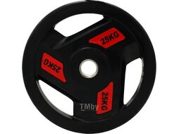 Диск для штанги UNIX Fit Pro / DG25RUBPRD (25кг, красный)