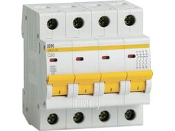 Выключатель автоматический IEK ВА 47-29 4п 20А C / MVA20-4-020-C