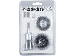 Набор щеток MAKITA 1/4" (50мм, 50мм, 25 мм) (3 шт) D-66070