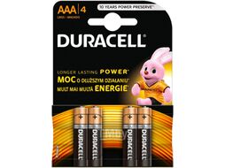 Батарейка AAA LR03 Алкалайн Base 16 шт в блистере (4х4) DURACELL 5000394129931