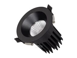 Точечный светильник Arlight MS-ATOLL-BUILT-R86-10W Warm3000 BK 36deg / 044612