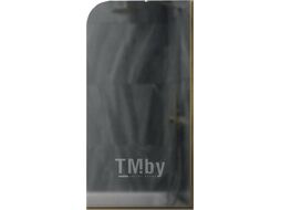 Стеклянная шторка для ванны MaybahGlass MGV-141-3у (графитовое матовое стекло/золотой)