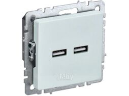 Розетка IEK Brite BR-U21-D31-K36 (жемчуг)